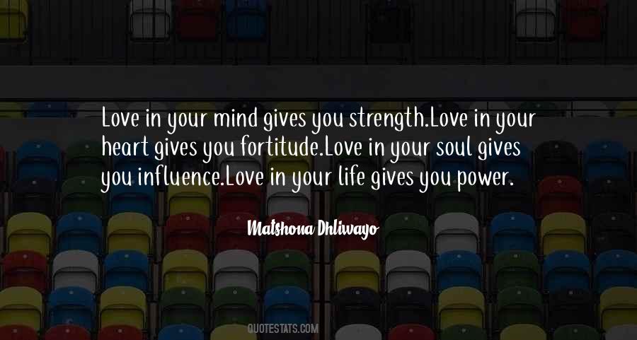 Love Gives Strength Quotes #1108172