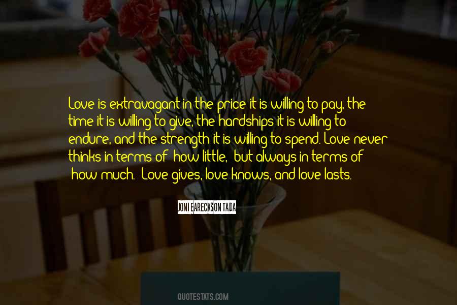 Love Gives Strength Quotes #1777031