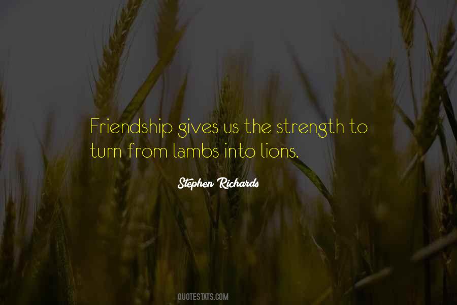 Love Gives Strength Quotes #2595