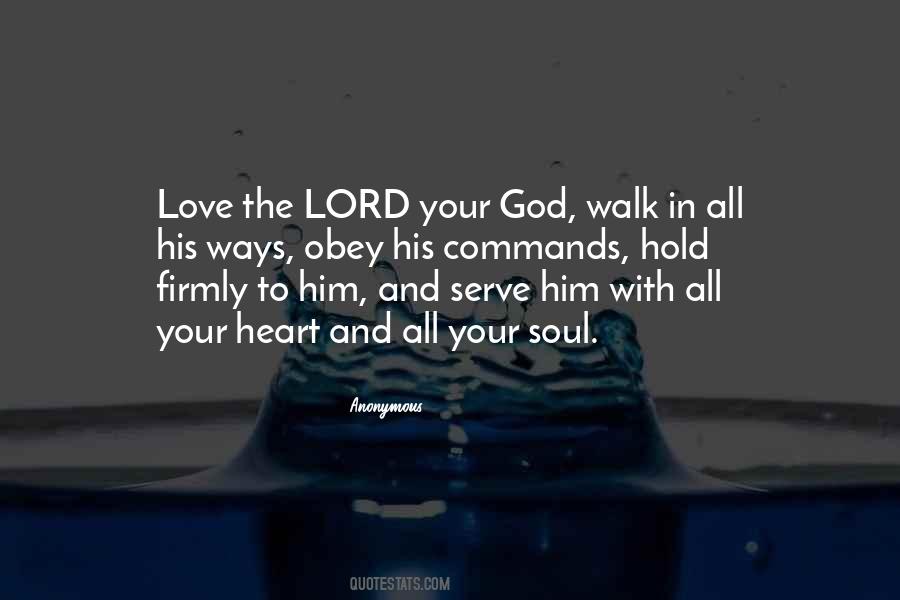 Love God With All Your Heart Quotes #328812