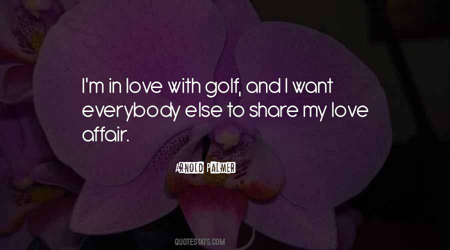 Love Golf Quotes #41331