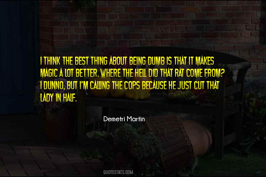 Quotes About Demetri #360895