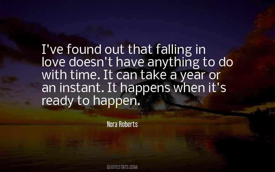 Love Happens Only One Time Quotes #806630