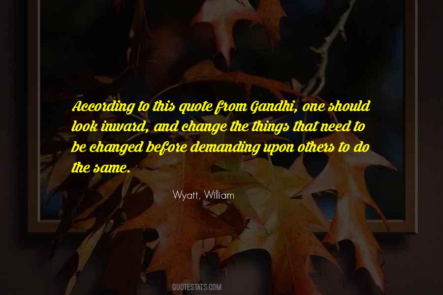 Quotes About Demanding Change #634209