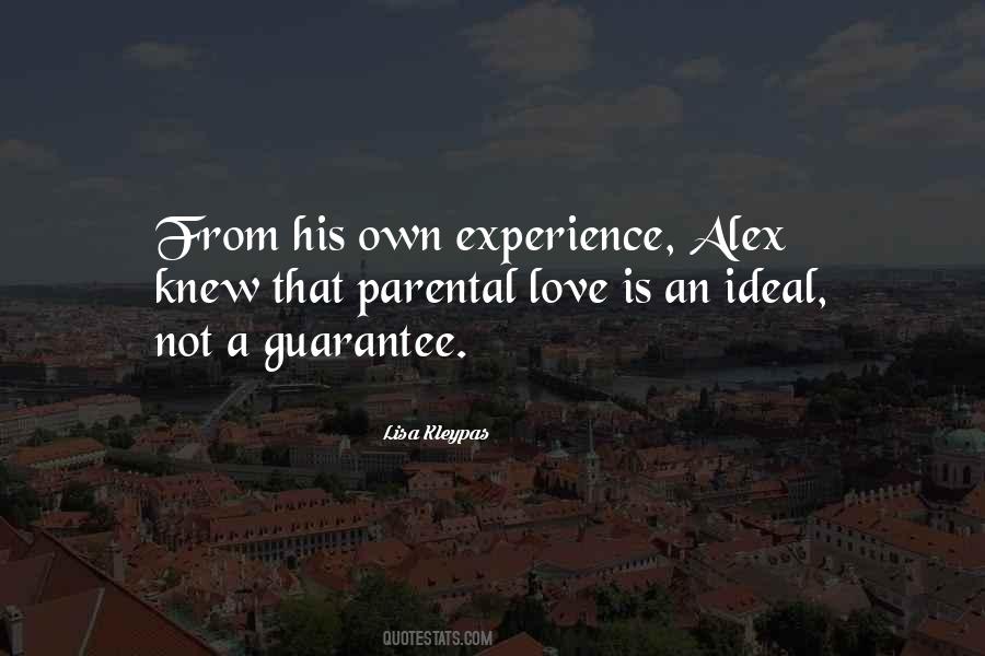 Love Has No Guarantee Quotes #356815