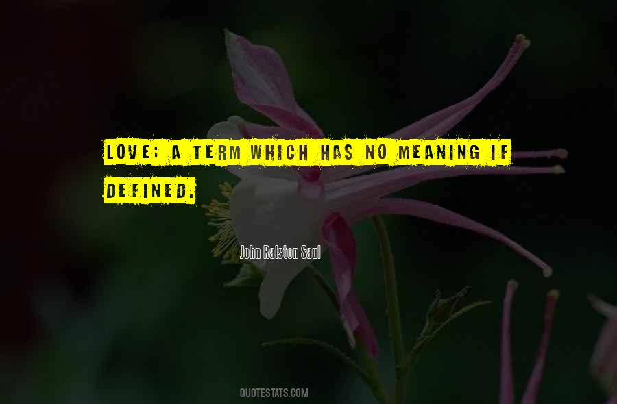 Love Has No Meaning Quotes #539202