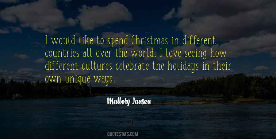 Love Holidays Quotes #1662958