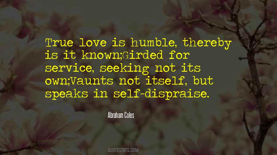 Love Humble Quotes #1111712