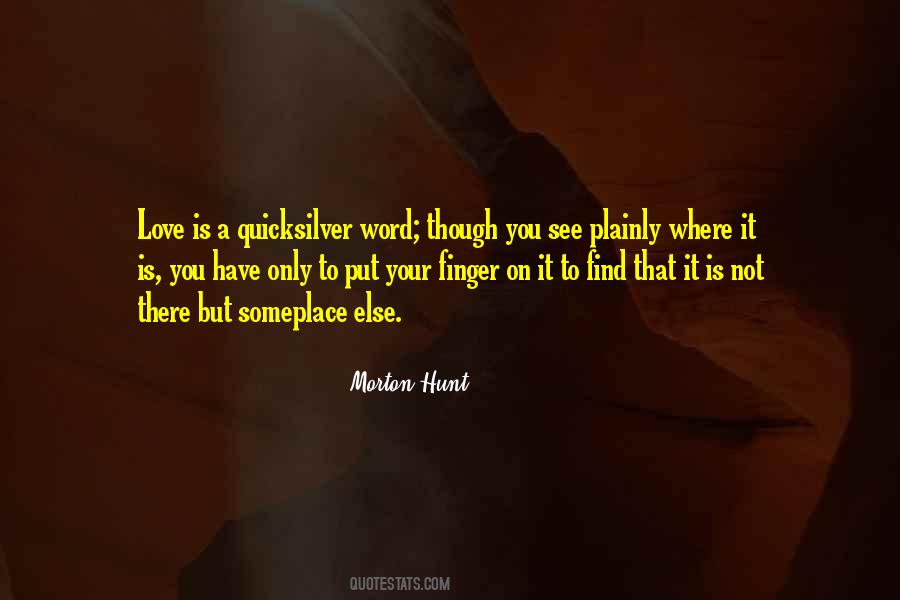 Love Hunt Quotes #1487831