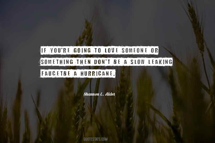 Love Hurricane Quotes #585414