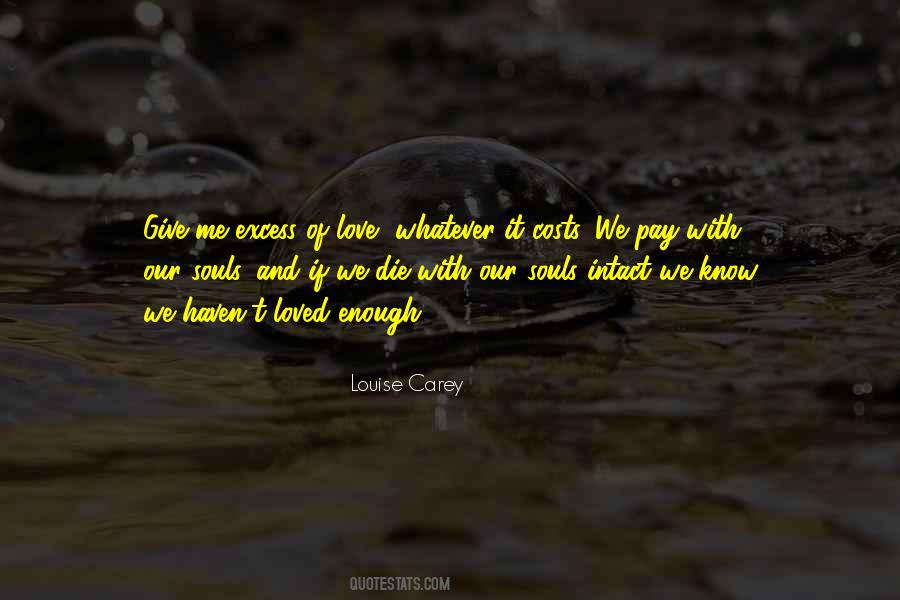Love In Excess Quotes #240288