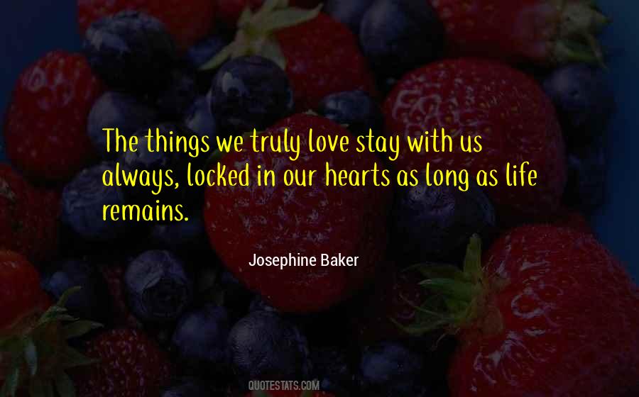 Love In Our Hearts Quotes #52620