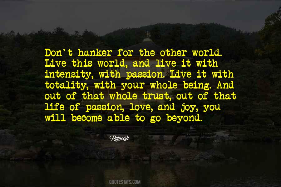 Love Intensity Quotes #1116158