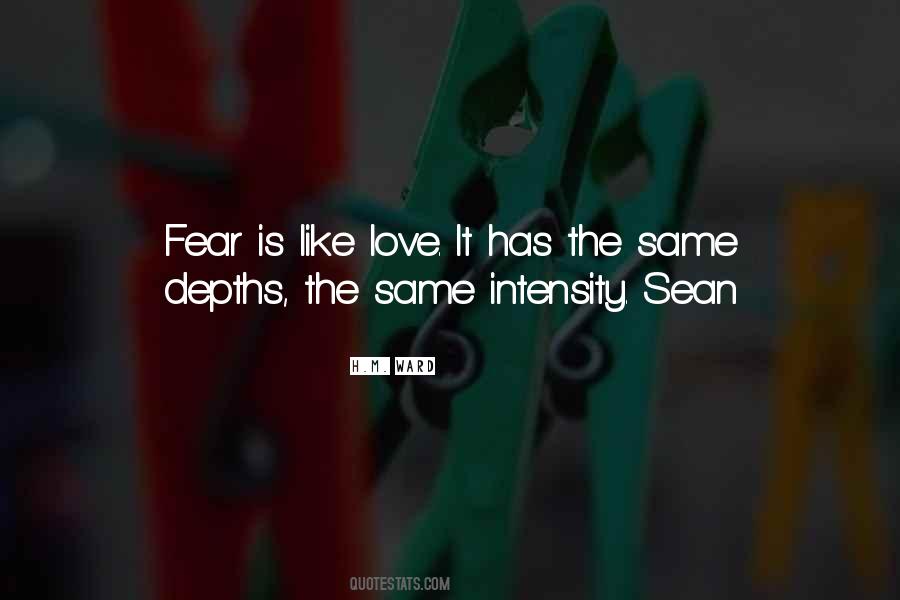 Love Intensity Quotes #1319443