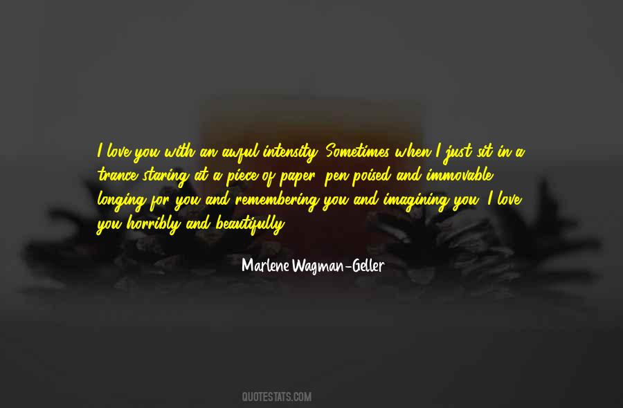 Love Intensity Quotes #1493674