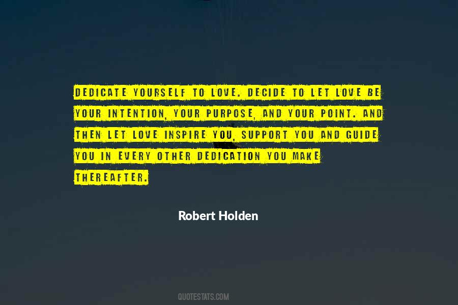 Love Intention Quotes #1122123