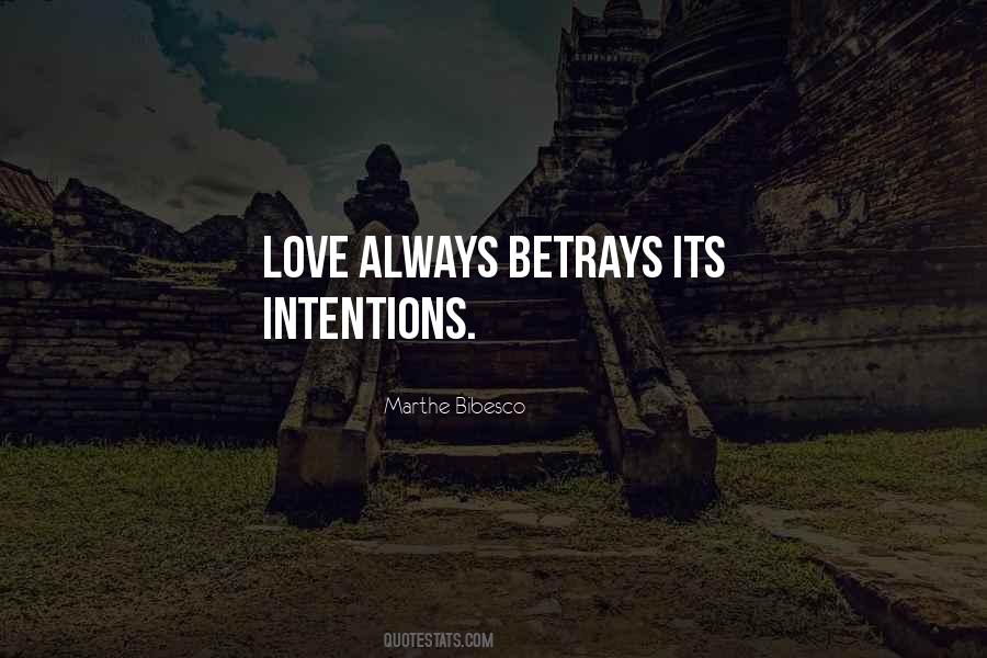 Love Intention Quotes #958876