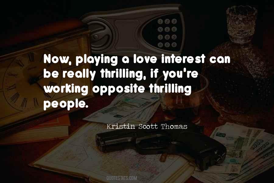 Love Interest Quotes #222253