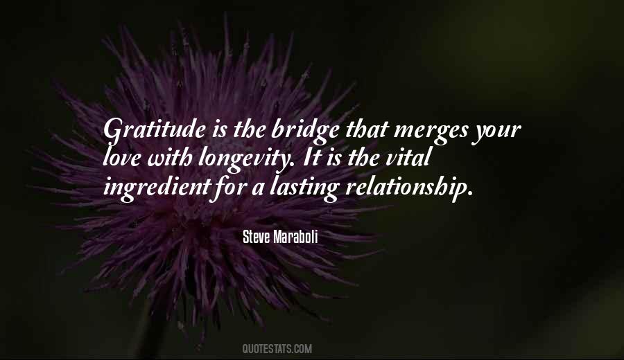 Love Is A Bridge Quotes #1148547