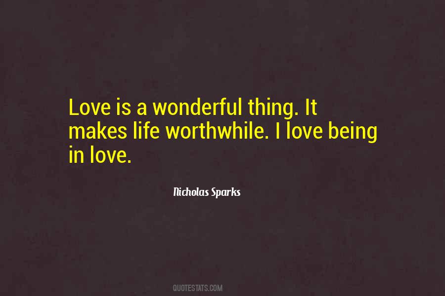 Love Is A Wonderful Thing Quotes #447456