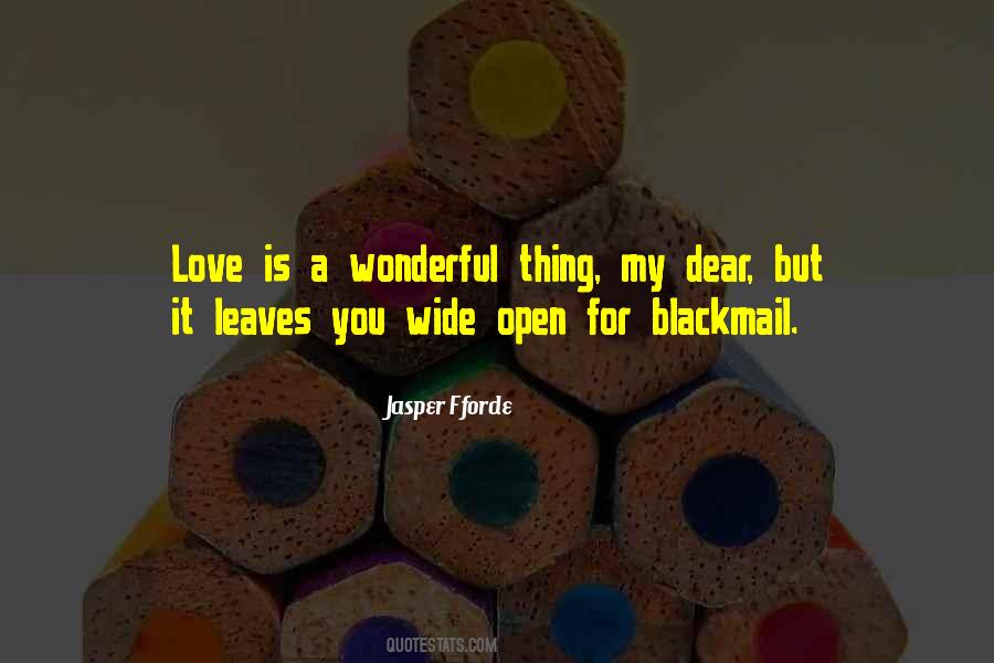 Love Is A Wonderful Thing Quotes #653206