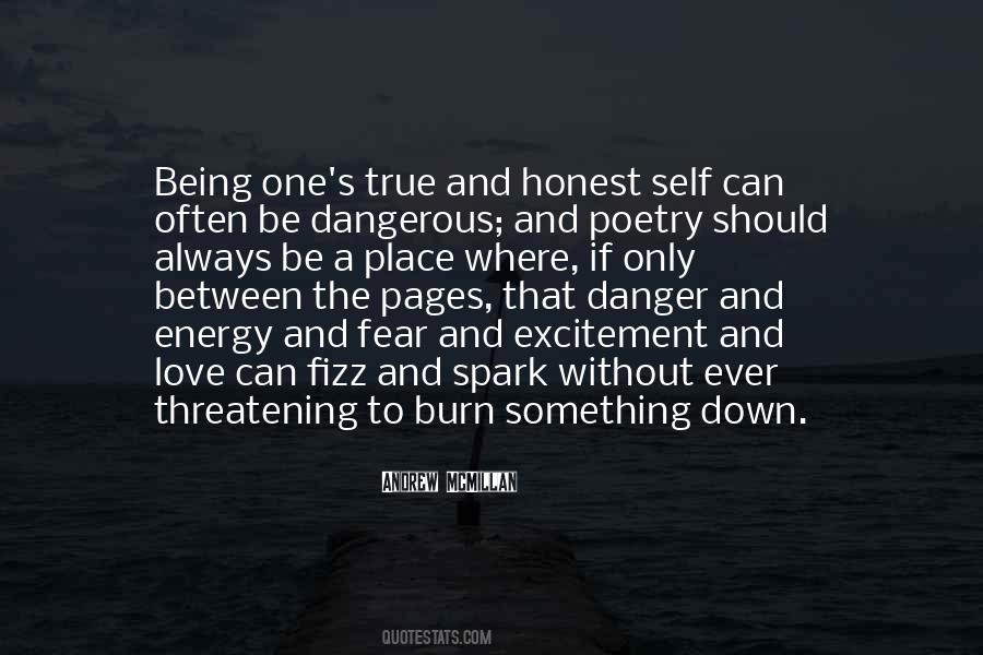 Love Is Being Honest Quotes #458775
