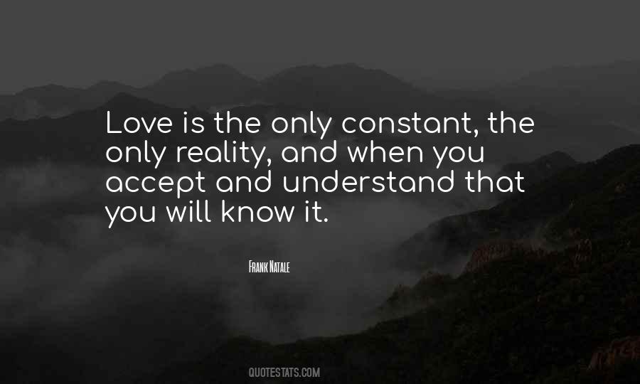 Love Is Constant Quotes #31512