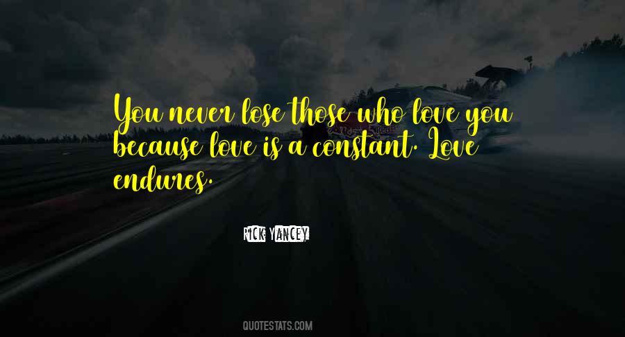 Love Is Constant Quotes #711681