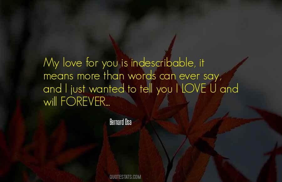 Love Is For You Quotes #49376