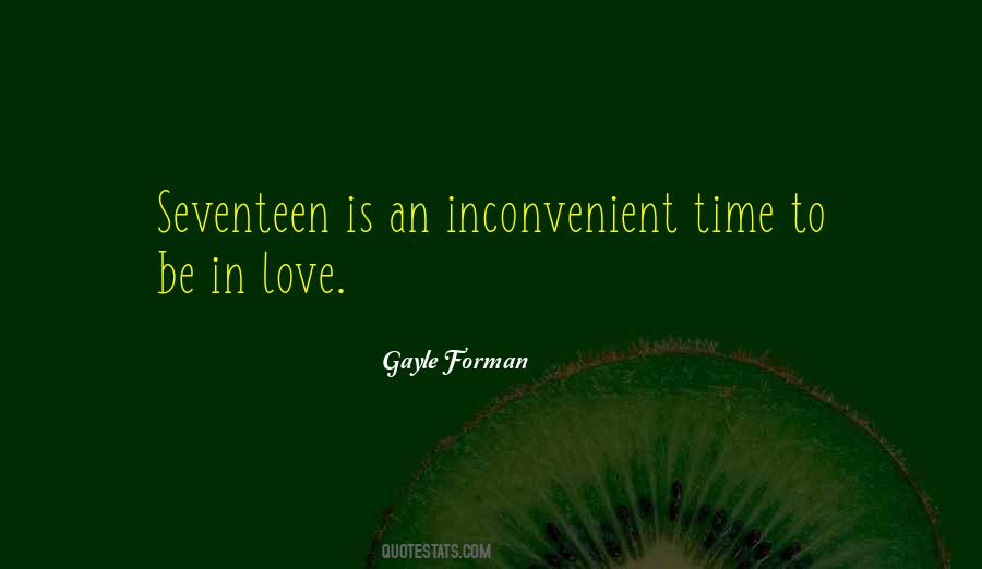 Love Is Inconvenient Quotes #1756359