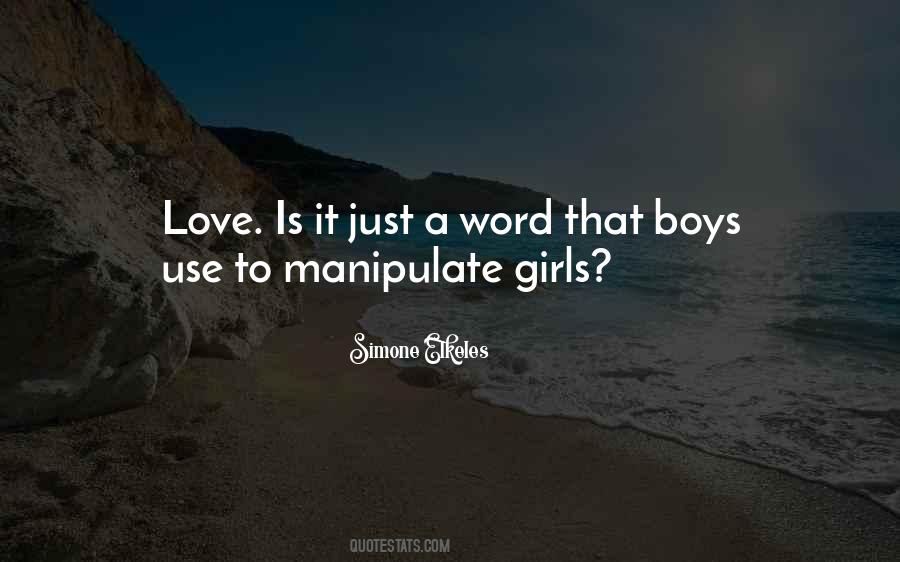 Love Is Just A Word Quotes #854995