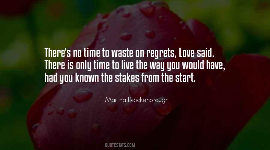 Love Is Just Waste Of Time Quotes #279962