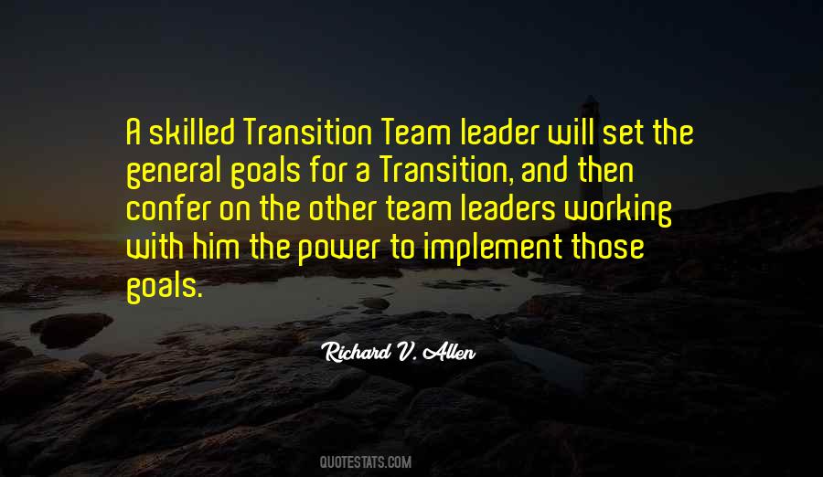 Quotes About Team Leaders #1035797