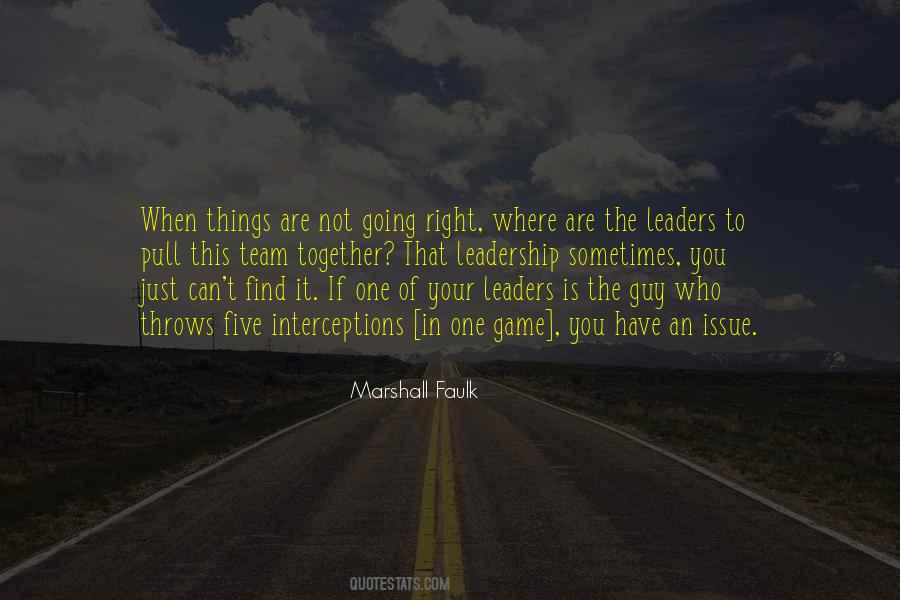 Quotes About Team Leaders #131447