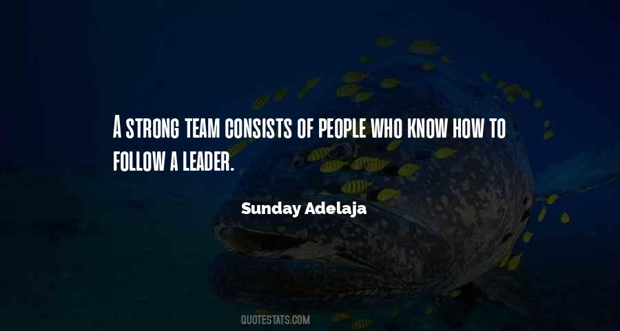 Quotes About Team Leaders #1673192