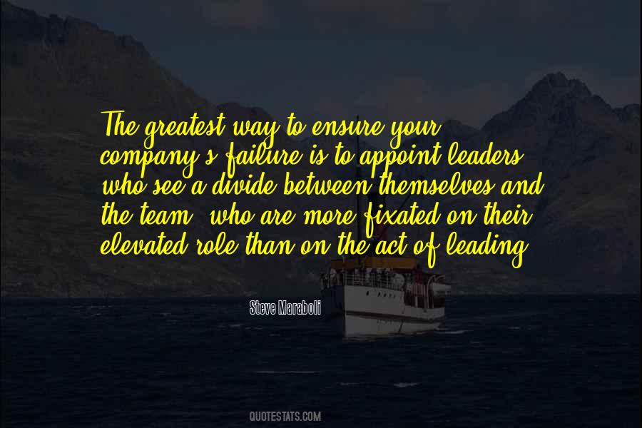 Quotes About Team Leaders #316483