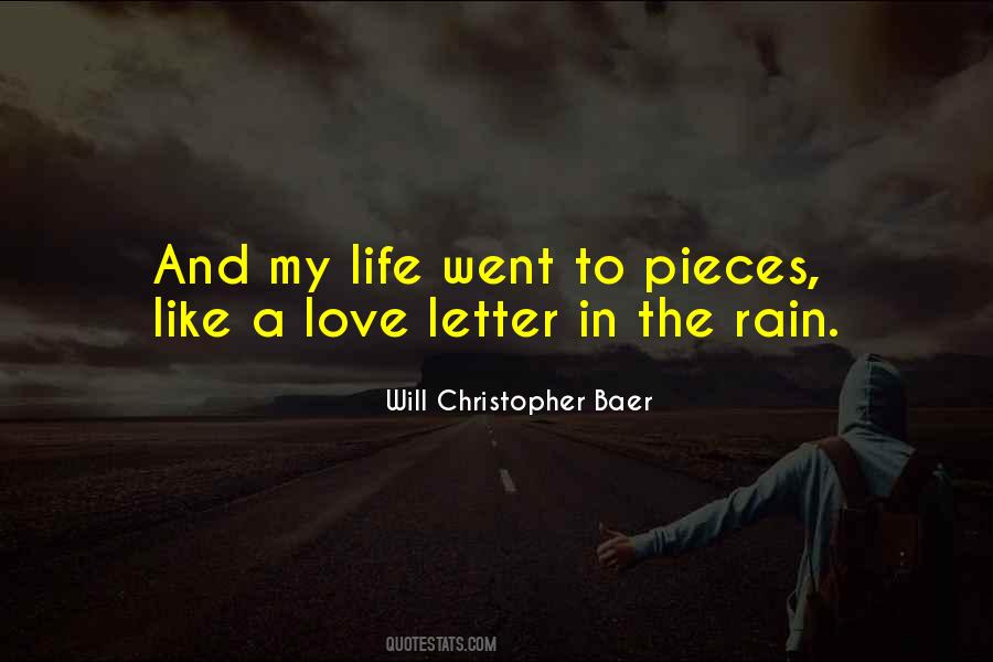 Love Is Like A Rain Quotes #251367