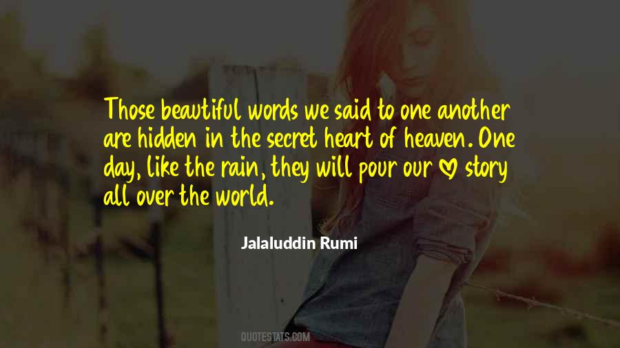 Love Is Like A Rain Quotes #95731