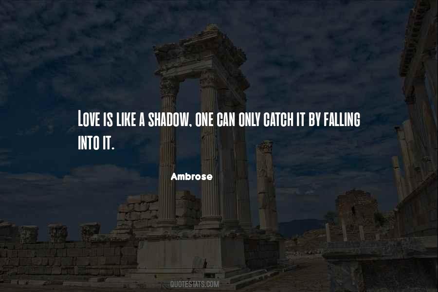 Love Is Like A Shadow Quotes #138335