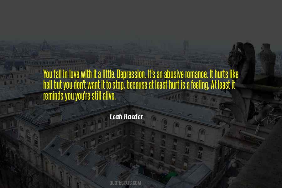 Love Is Like Hell Quotes #1406341