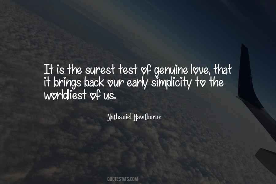 Love Is Not A Test Quotes #82576