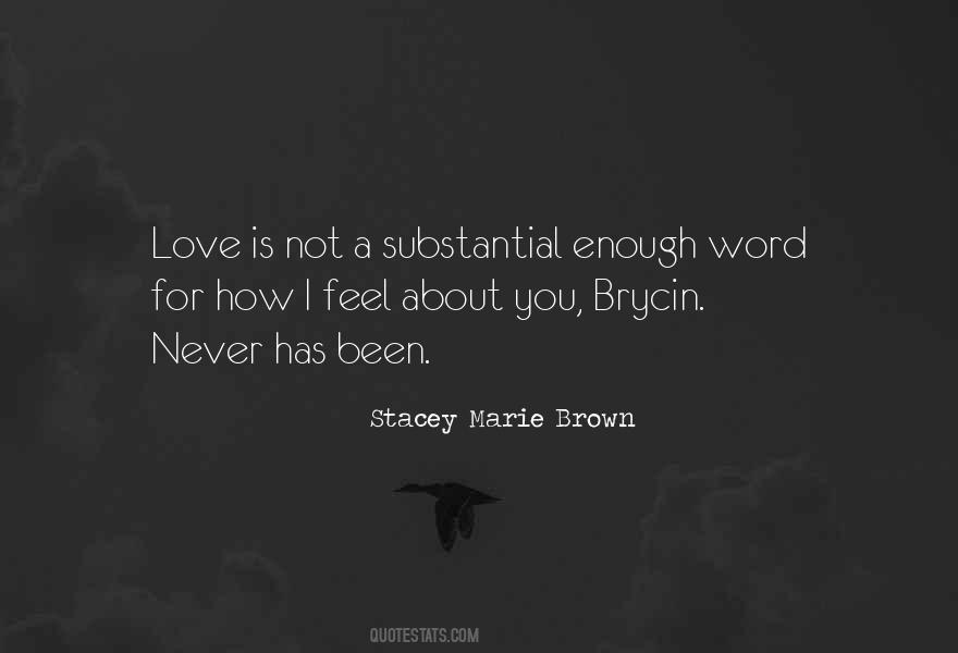 Love Is Not A Word Quotes #157331