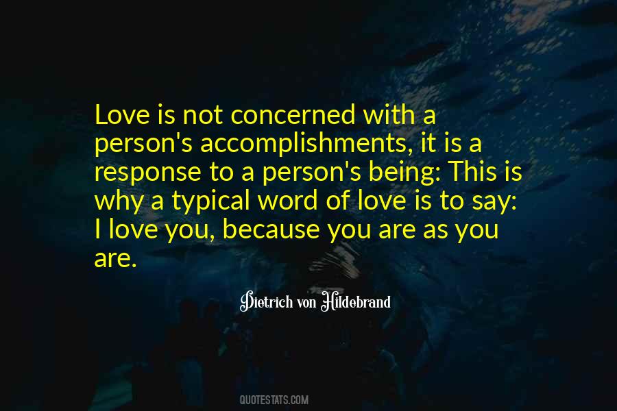 Love Is Not A Word Quotes #782270