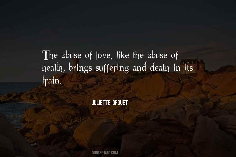 Love Is Not Abuse Quotes #536749