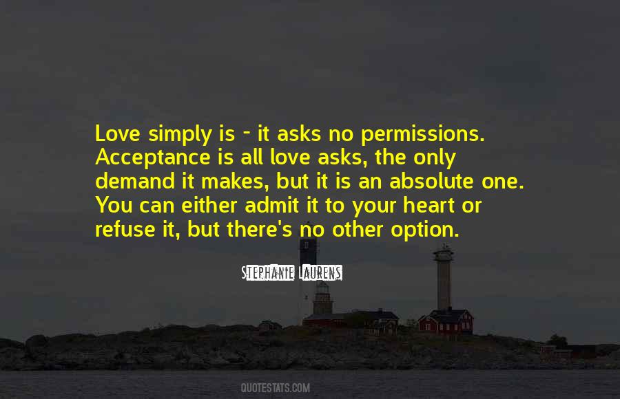 Love Is Not An Option Quotes #921090