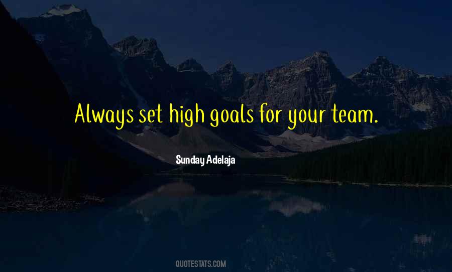 Quotes About Team Goals #208584