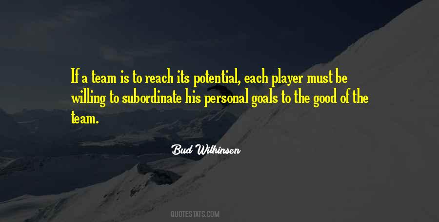 Quotes About Team Goals #290288