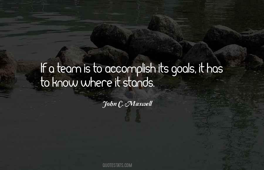 Quotes About Team Goals #542551