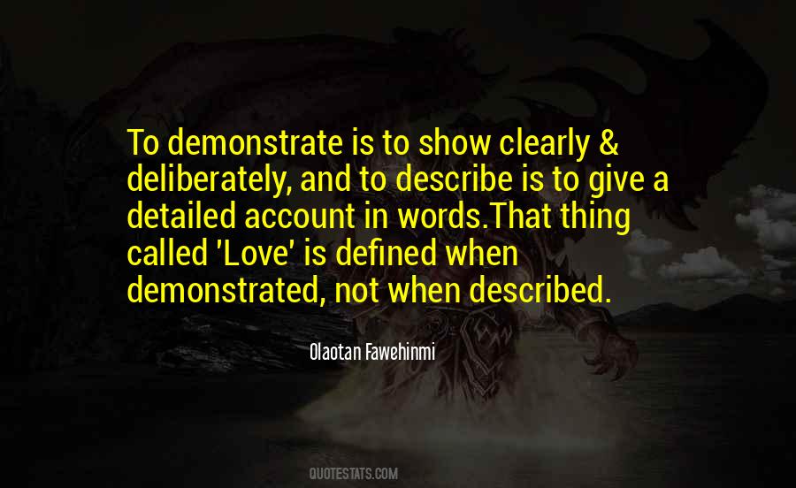 Love Is Not Defined Quotes #782927