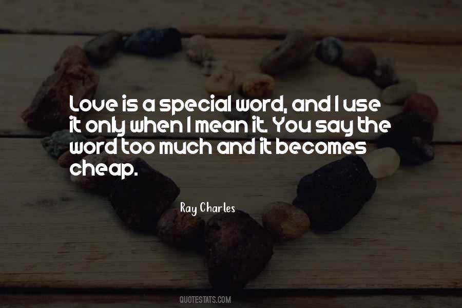 Love Is Only A Word Quotes #176724